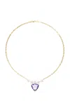 Nelly Rojas 18k Yellow Gold Hada Five Star Amethyst Necklace