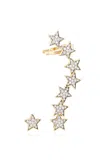 Nelly Rojas 18k Yellow Gold Mimosa Party Ear Crawler Set In Gold