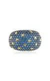 Nelly Rojas 18k Yellow Gold Sabah Topaz And Diamond Ring