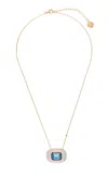 Nelly Rojas 18k Yellow Gold Sublime Diamond And Topaz Necklace