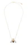 Nelly Rojas 18k Yellow Gold Véspula Yellow Topaz And Onyx Necklace