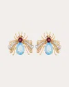 Nelly Rojas Women's Candy Stud Earrings In Blue