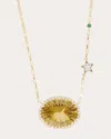 Nelly Rojas Women's Diamond & Citrine 18k Gold Capella Pendant Necklace