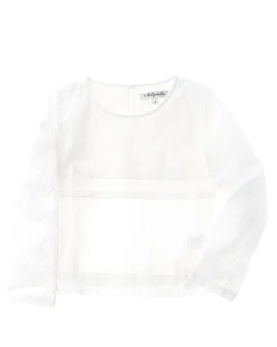 Nellystella Kids' Evelyn Shirt In White