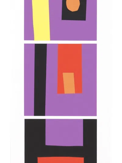 Nelson Villalobo ''sin Título'' Screenprint On Paper, 30'' X 10'' In Neutral