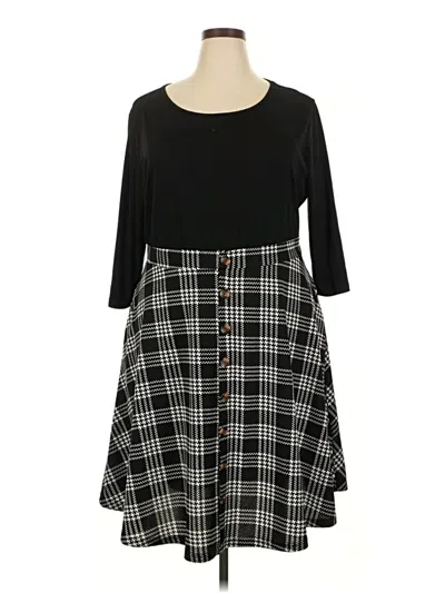 Pre-owned Nemidor Casual Dress In Black