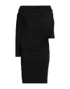 Nenah Woman Mini Dress Black Size M Viscose, Polyester, Elastane In Black