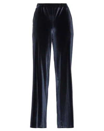 Nenah Woman Pants Midnight Blue Size L Polyester, Elastane