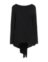 Nenah Woman T-shirt Black Size M Viscose, Elastane In Black