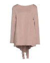 Nenah Woman T-shirt Light Brown Size L Viscose, Elastane In Beige