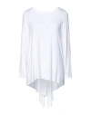 Nenah Woman T-shirt White Size M Viscose, Elastane
