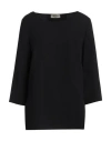 Nenah Woman Top Black Size M Polyester, Elastane In Black