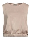 Nenah Woman Top Gold Size L Polyester, Elastane In Gold
