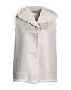 Nenè Woman Jacket Light Grey Size 10 Polyester In Grey