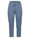 Nenè Woman Pants Azure Size 14 Cotton, Polyester, Elastane In Blue