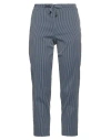 Nenè Woman Pants Navy Size 12 Cotton, Polyester, Elastane In Navy Blue