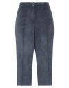 Nenè Woman Pants Navy Size 16 Polyester, Cotton, Elastane In Navy Blue