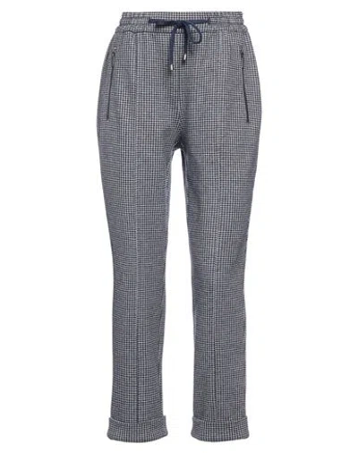 Nenè Woman Pants Slate Blue Size 12 Viscose, Nylon, Elastane