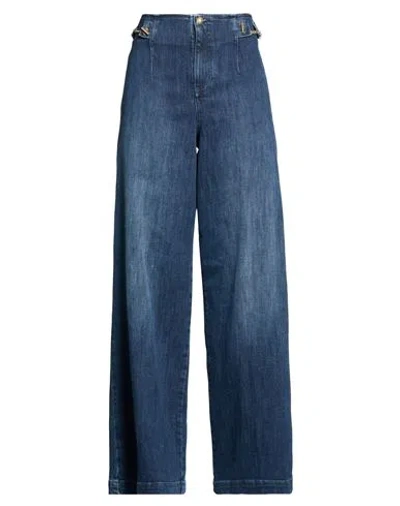 Nenette Blue Woman Jeans Blue Size 29 Cotton, Elastane