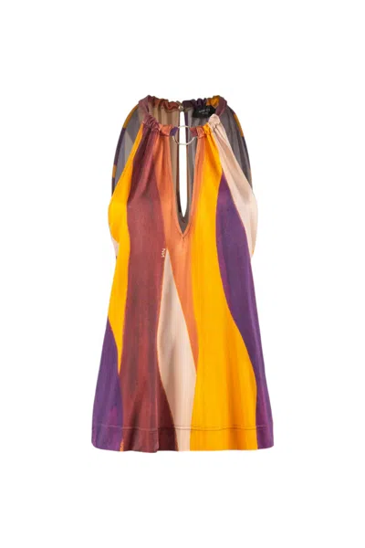 Nenette Blue Woman  Ferdy In Multi