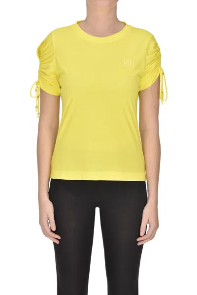 Nenette Cotton T-shirt In Yellow