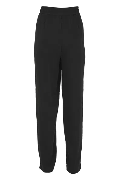 Nenette Crepè Chino Trousers In Black