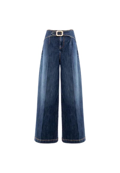 Nenette Jeans Woman  Greenhouse In Blue