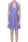 Nenette Pleated Knit Dress In Wisteria