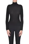 Nenette Ribbed Knit Pullover In Black