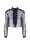 Nenette Shirt Woman  36nn-mix-0700 In Black