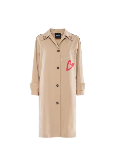 Nenette Trench Woman  Voden In Sand