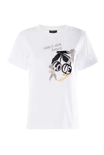 Nenette T-shirt With White Woman Print