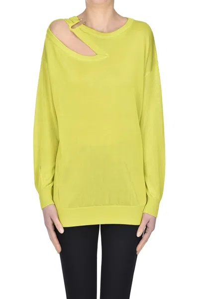 Nenette Viscose Pullover In Green