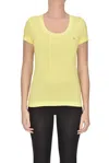 Nenette Viscose T-shirt In Yellow