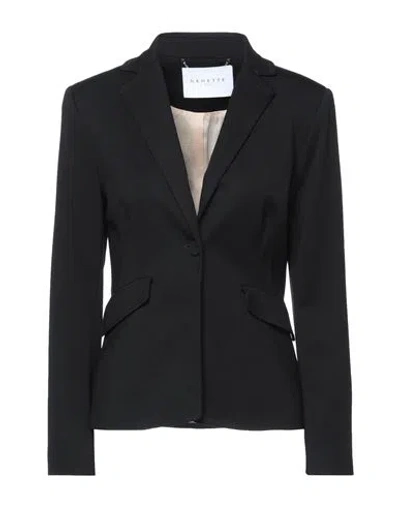 Nenette Woman Blazer Black Size 10 Viscose, Polyamide, Elastane