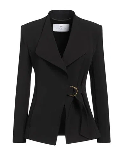 Nenette Woman Blazer Black Size 6 Polyester, Elastane