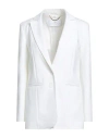 Nenette Woman Blazer White Size 4 Viscose, Polyamide, Elastane