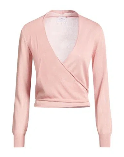 Nenette Woman Cardigan Blush Size S Viscose, Polyester In Pink