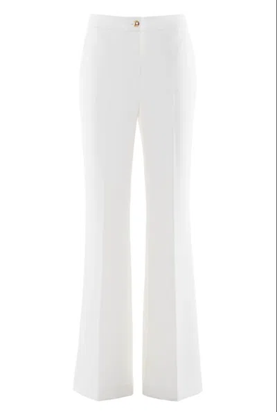 Nenette Woman Ivory Trousers In White