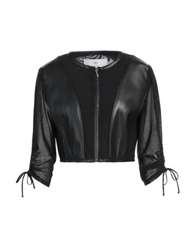 Nenette Woman Jacket Black Size 12 Polyester, Elastane