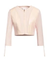 Nenette Woman Jacket Blush Size 2 Polyester, Elastane In Pink