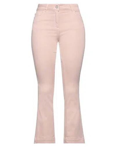 Nenette Woman Jeans Antique Rose Size 30 Cotton, Elastomultiester, Elastane In Pink