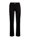Nenette Woman Jeans Black Size 27 Cotton, Organic Cotton, Elastane In Multi