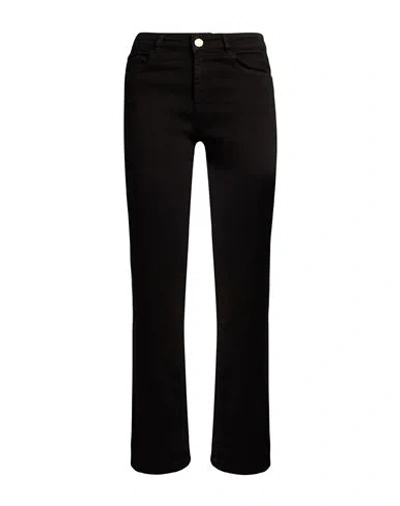 Nenette Woman Jeans Black Size 27 Cotton, Organic Cotton, Elastane In Multi