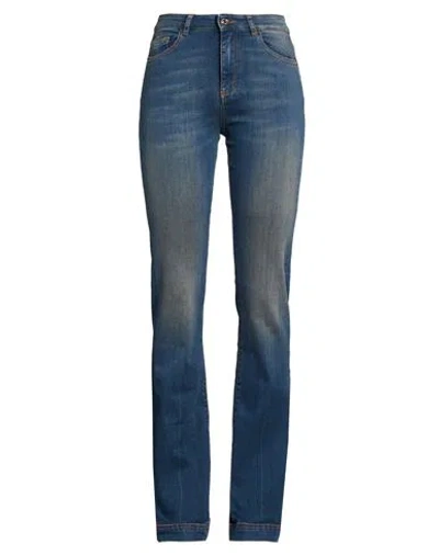Nenette Woman Jeans Blue Size 28 Cotton, Organic Cotton, Elastomultiester, Elastane