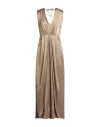 Nenette Woman Maxi Dress Gold Size 8 Polyester