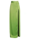 Nenette Woman Maxi Skirt Green Size 6 Viscose, Elastane