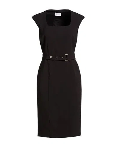 Nenette Woman Midi Dress Black Size 8 Polyester, Elastane