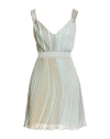 Nenette Woman Midi Dress Sky Blue Size M Viscose, Polyester
