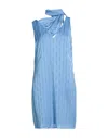 Nenette Short Dresses In Blue